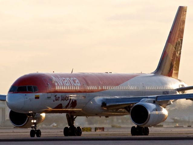 Boeing 757-200 (N722NA) - Juan Valdezs early morning departure from KMIA