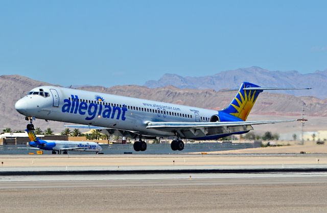 McDonnell Douglas MD-83 (N419NV) - N419NV Allegiant Air 1992 McDonnell Douglas MD-83 - cn 53366 / ln 1999 - br /br /Las Vegas - McCarran International Airport (LAS / KLAS)br /USA - Nevada, June 27, 2014br /Photo: Tomás Del Coro