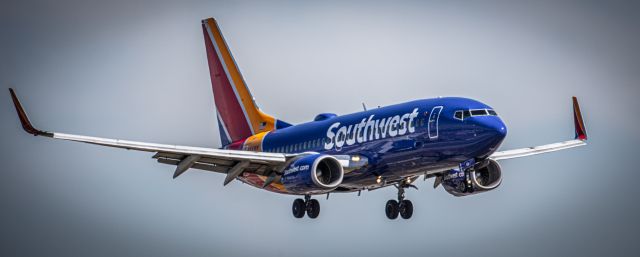 Boeing 737-700 (N551WN) - Landing at lax
