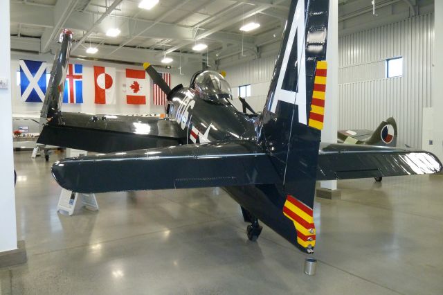 NX800H — - Grumman F8F Bearcat "Wampus Cat" at Historic Flight at Kilo-6 Museum, Paine Field, Everett, WA on 12/28/10