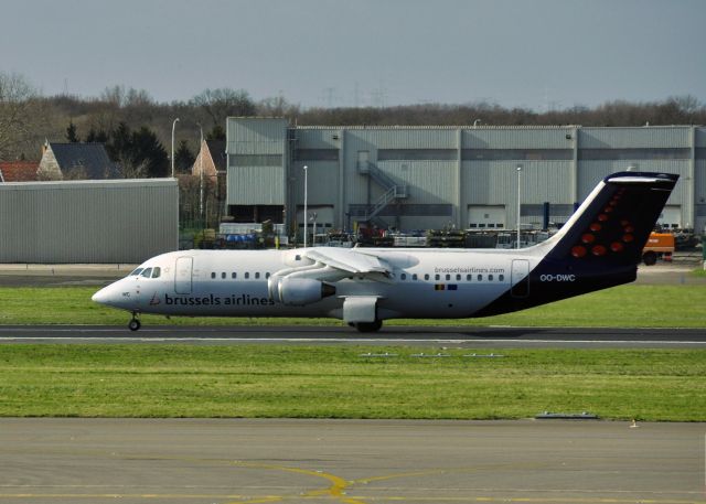 Avro RJ-100 Avroliner (OO-DWC) - Brussels Airlines British Aerospace Avro RJ100 OO-DWC in Brussels 