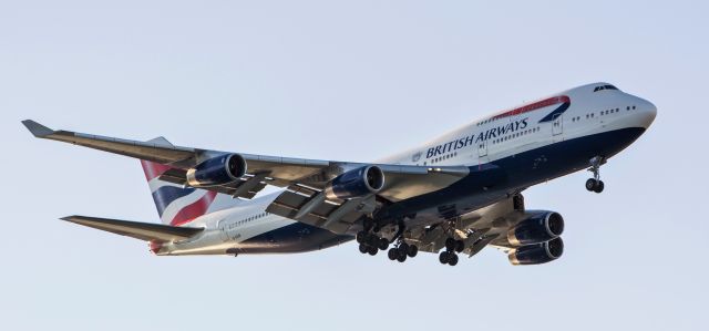 Boeing 747-400 (G-CIVR) - December 2015 over South Boston