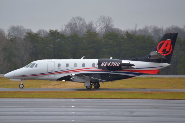 Cessna Citation Excel/XLS (N247RU) - ALLIANCE AIR II LLC (CEO/President Andy Albright of The Alliance) arriving at KJQF - 12/29/18