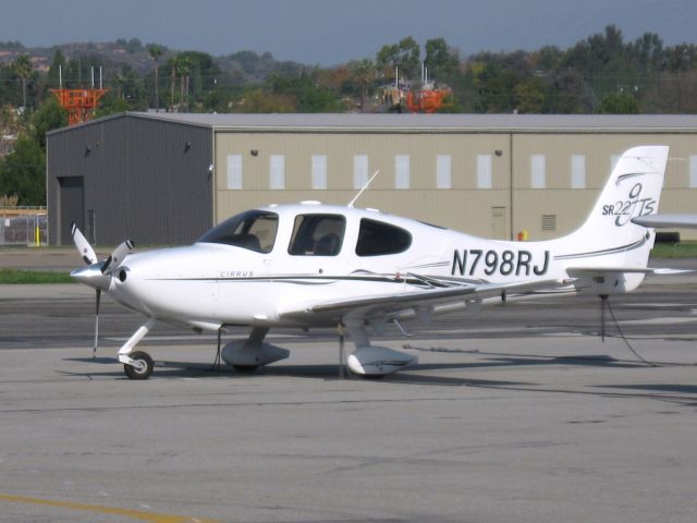 Cirrus SR-22 (N798RJ) - Parked at Fullerton