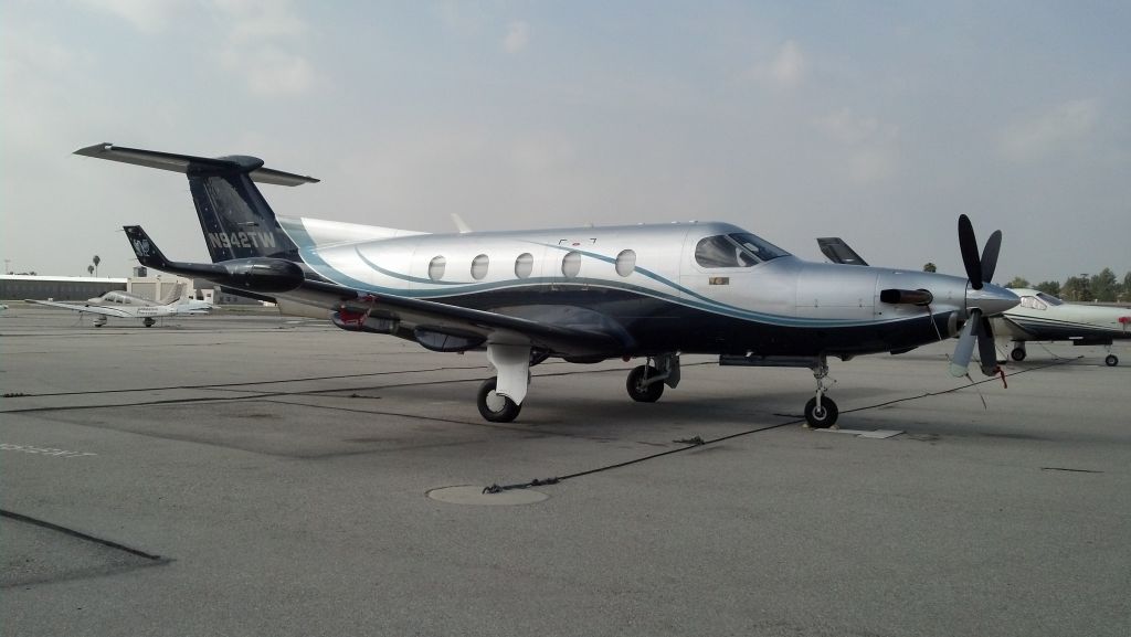 Pilatus PC-12 (N942TW) - #636 AT FULLERTON MUNICIPAL AIRPORT