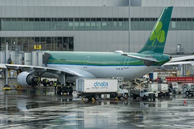 Airbus A330-300 (EI-GCF) - 1st February, 2024: St. Aengus parked at the gate at SFO prior to the journey back to Dublin as flight EI 60. 
