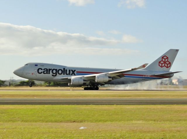 Boeing 747-400 (LX-UCV) - City of Bertrange