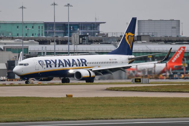 Boeing 737-800 (EI-GXH) - RYR562 arriving from Dublin.