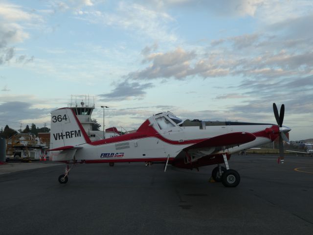 Air Tractor AT-802 (VH-RFM) - Field Air Pty Ltd.br / Air Tractor AT-802A br /Serial Number 802A-0848br /On standby for fire fighting duties.