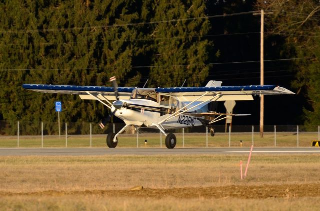 Dornier Do-28B Agur (N226MC) - Wheel landing on Runway 26