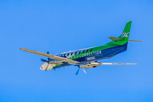 Fairchild Dornier SA-227DC Metro (N820DC) - A Denver Air Connection Metroliner taking off from PHX on 2/24/23. Taken with a Canon R7 and Canon EF 100-400 ii lens.