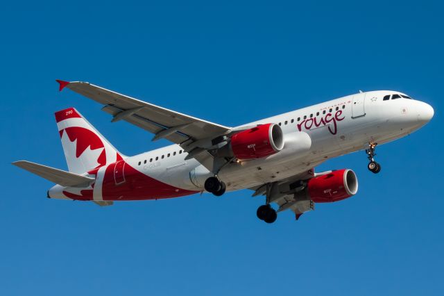 Airbus A319 (C-GSJB) - Love the new livery! Landing in Toronto! Clear blue sky!br /br /Fully Quality: a rel=nofollow href=http://cdn-www.airliners.net/aviation-photos/photos/7/2/2/2326227.jpghttp://cdn-www.airliners.net/aviation-photos/photos/7/2/2/2326227.jpg/a