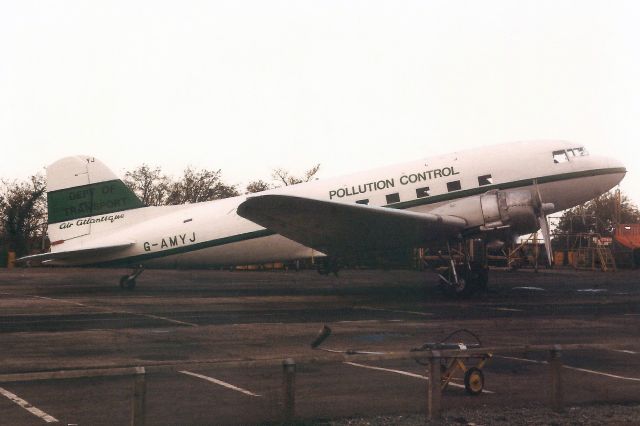 Douglas DC-3 (G-AMYJ) - Seen here in Nov-90.br /br /Registration cancelled 12-Dec-01 as permanently withdrawn from use.