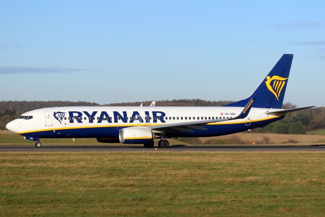 Boeing 737-800 (9H-QBN) - Departing rwy 25 on 3-Jan-25 operating flight RYR5767 to LPFR.