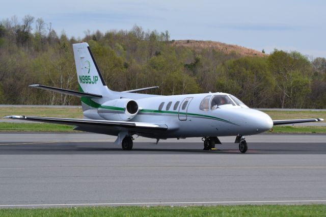 Cessna Citation 1SP (N995JP) - AIR STRONG LLC (Strong Automotive Merchandising) at KJQF - 4/4/18