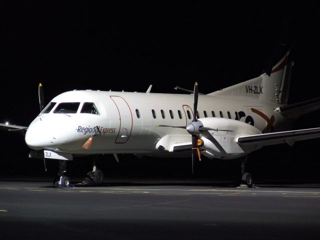 Saab 340 (VH-ZLX) - Regional Express Saab 340B VH-ZLX (msn 182) at Wynyard Airport Tasmania Australia. 13 January 2023.