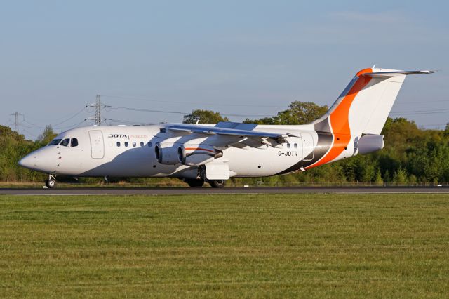 Avro Avroliner (RJ-85) (G-JOTR) - Replacing the usual Do328, G-JOTR is used on the BEE6877 flight from Norwich