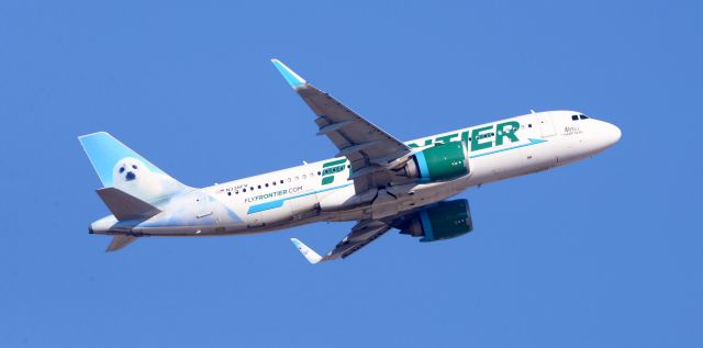 Airbus A320neo (N338FR) - phoenix sky harbor 13DEC19