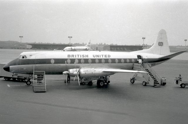 VICKERS Viscount (G-ASED) - 1966 at Düsseldorf (EDDL)