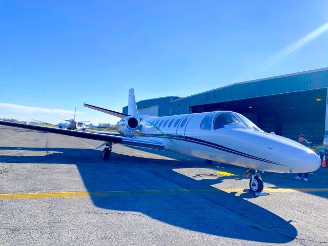 Cessna Citation V (N34CS) - OLV-1K8br /03-10-23br /Taking the Ace's Wild Band to Oklahoma.