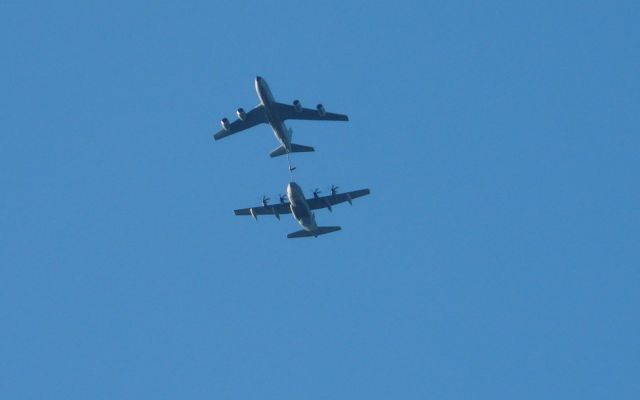 Boeing 707-100 — - KC-135R refueling MC-130J @ KCVS 05 May 16