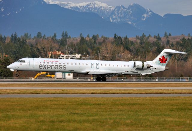 Canadair Regional Jet CRJ-900 (C-FNJZ) - Now painted in the new Air Canada Express colour