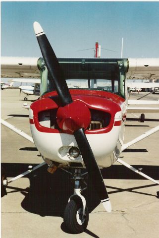 Cessna 152 (N69238) - On the ramp at Grande Prairie Airport in Texas (1988).