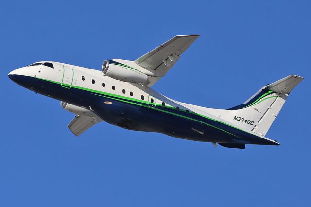 Fairchild Dornier 328JET (N394DC) - A private Dornier 328-300 takes off from LAX.