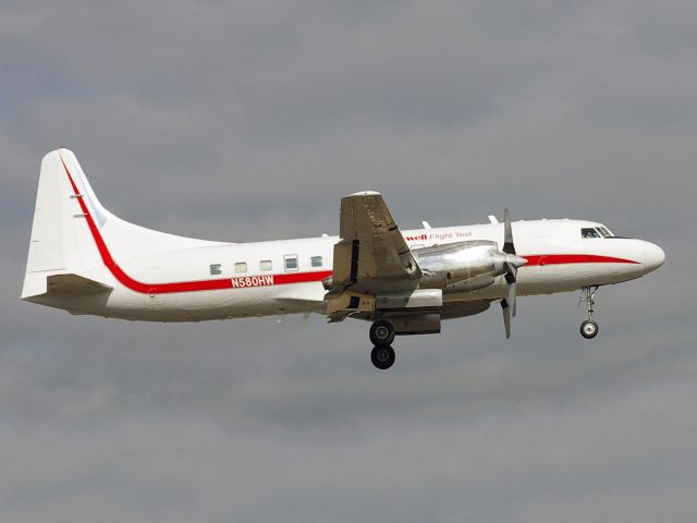 CONVAIR CV-580 (N580HW) - A Convair with turbo prop engines.