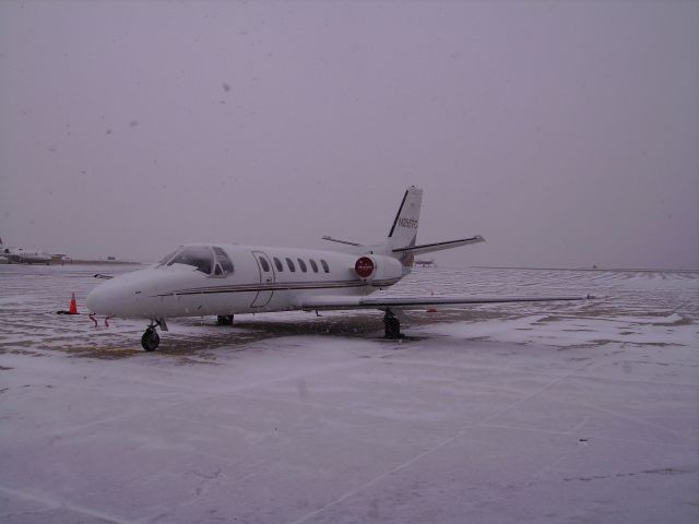 Cessna Citation II (N255TC) - light snowfall Feb 2008? BNA Atlantic Aviation Ramp