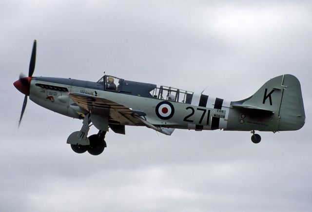 VH-HMW — - FAIREY FIREFLY AS6 - REG VH-HMW / WD828 (CN F-8656) - BALLARAT AIRPORT VIC. AUSTRALIA - YBLT 17/2/1985