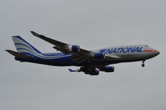 Boeing 747-400 (N919CA) - On approach at KCLT - 2/17/18