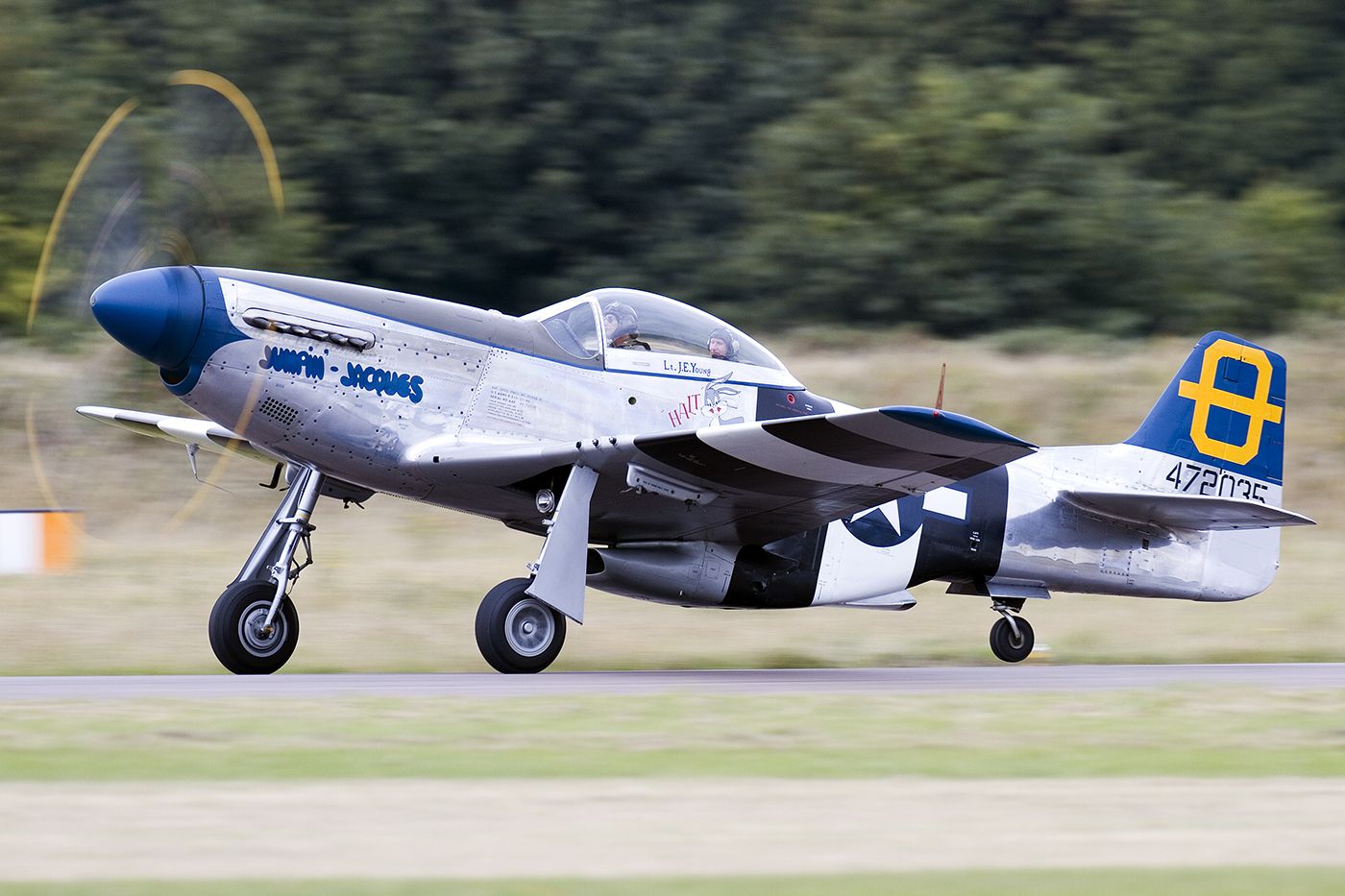 North American P-51 Mustang (G-SIJJ) - North American P-51D Mustang G-SIJJ/472035 [cn.122-31894]. 'Jumpin Jaques' departing the RAFA Charity Shoreham EGKA Airshow 31.8.2013. br /a rel=nofollow href=http://www.flyer1dighton.co.ukwww.flyer1dighton.co.uk/a