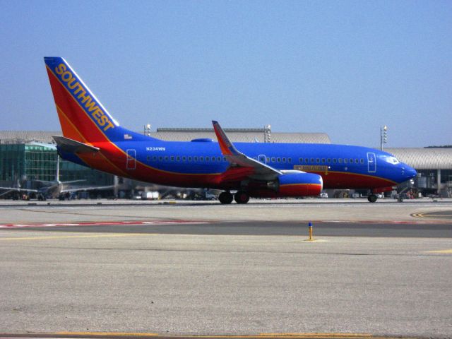 Boeing 737-700 (N234WN) - Line up and wait on RWY 20R