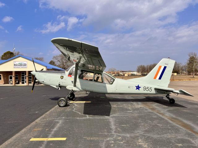 ATLAS Bosbok (N955ZA) - Aermacchi AM.3 freshly imported from South Africa, only 3 days old in the U.S.