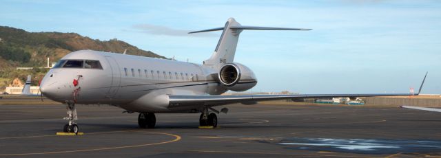 Bombardier Global Express (9H-BGL) - Aircraft sitting on Western Apron @ Wellington Airport