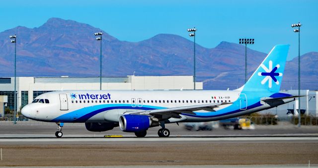 Airbus A320 (XA-VIP) - XA-VIP Interjet Airbus A320-214 S/N 3304 - Las Vegas - McCarran International (LAS / KLAS)br /USA - Nevada, January 7, 2018br /Photo: Tomás Del Coro