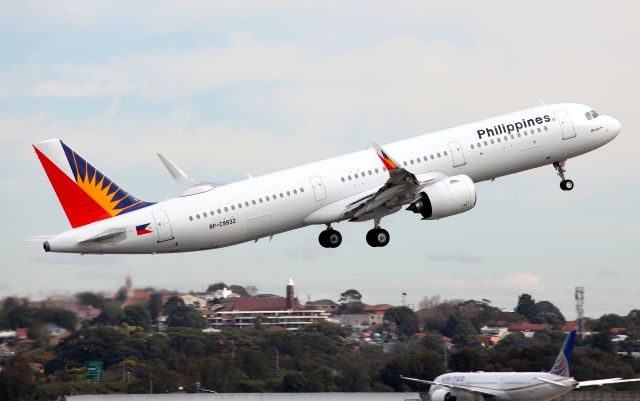 Airbus A321 (RP-C9932) - New A321 NEO Climbing From Rwy 34L