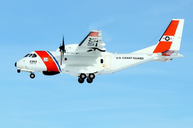 N2303 — - Coast Guard 2303 arriving on 34 requesting a full stop