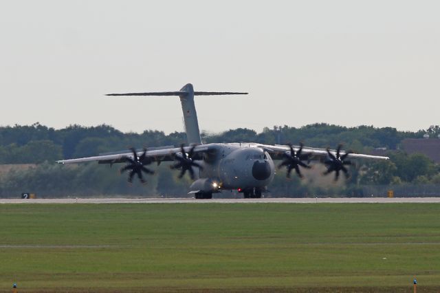 AIRBUS A-400M Atlas (N5406) - My first sighting of a German Air Force Airbus A400M Atlas. The A400M-180, 54+06, c/n 041, arrived at KYIP on 1 Sept 2017 for the Thunder Over Michigan Air Show.