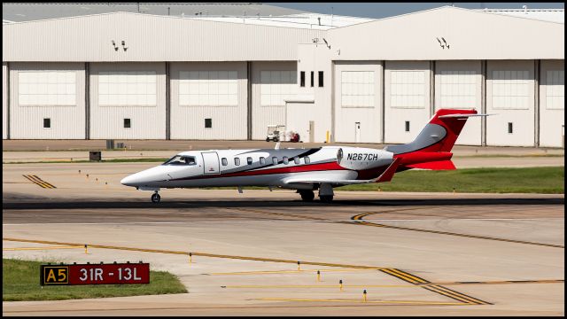 Learjet 45 (N267CH) - Lear Jet 45 departing Dallas Love Field.