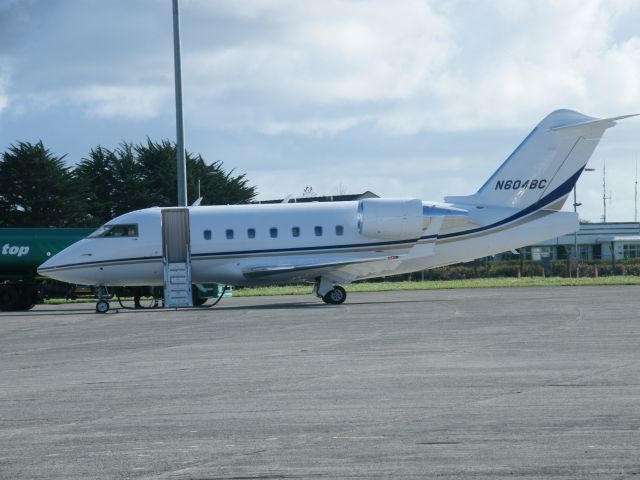 Canadair Challenger (N604BC) - N604BC CHALLENGER 604 CN 5563  BANC OF AMERICA LSG/BALL CORP BROOMFIELD CO SEEN HERE REFUELLING AT SHANNON 19/10/10