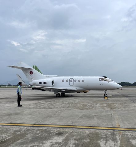 Hawker 800 (VH-RIO) - MEDIC77 Departing back to Singapore after a medevac mission from Korea.