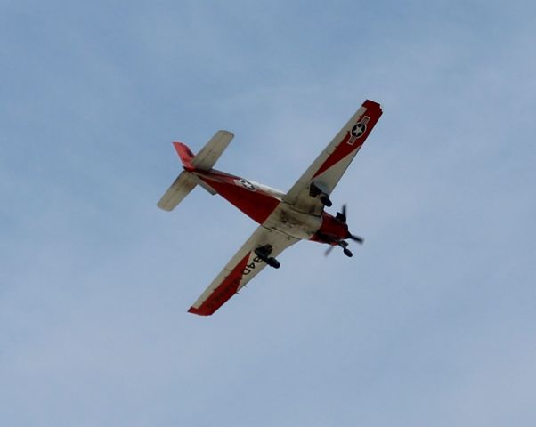 — — - Two T-34Cs landed at W95 on 25 August 2015 at about 1545 UTC.  This was taken from the beach below.