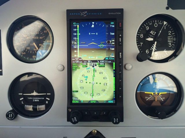 Cessna Cardinal (N370S) - Aspen EFD1000 with Synthetic Vision and ADS-B in/out 978 UAT