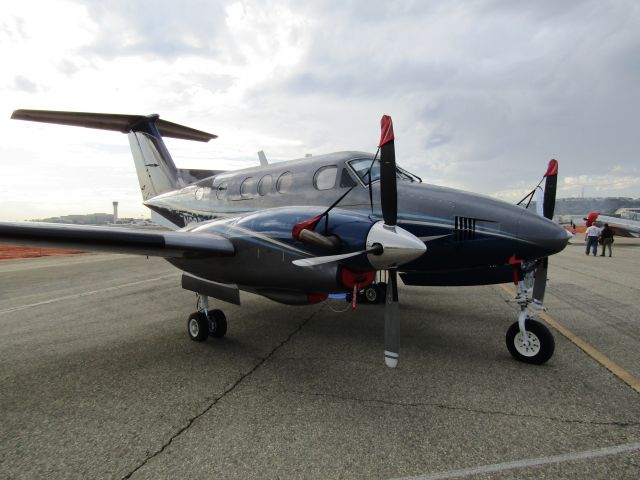 Beechcraft King Air F90 (N980CR) - On display at KLGB