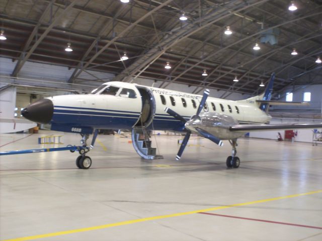 Fairchild Dornier SA-227DC Metro (C-GMEW) - Parked in the Provincial Airlines Hanger @ YYR