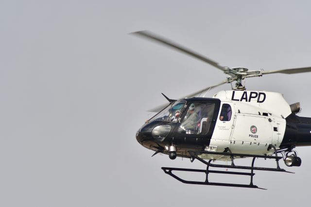Eurocopter AS-350 AStar (N668PD) - Thought it was fun that the Right seat guy was dressed up as Capt. America!