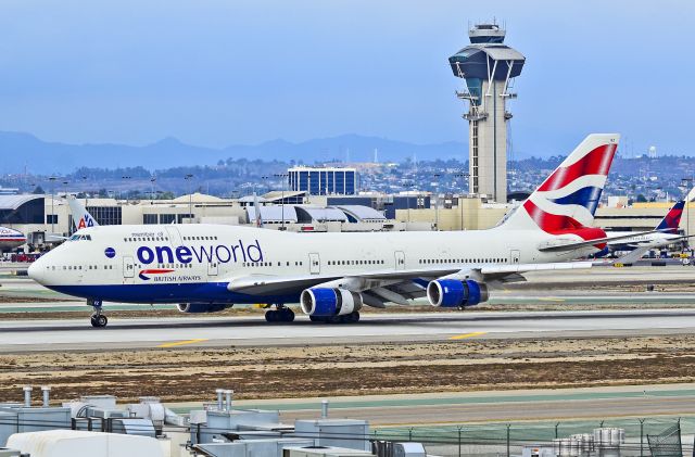 Boeing 747-400 (G-CIVZ) - G-CIVZ Oneworld (British Airways) Boeing 747-436 (cn 28854/1183)  Los Angeles - International (LAX / KLAX) USA - California, October 20, 2012 TDelCoro