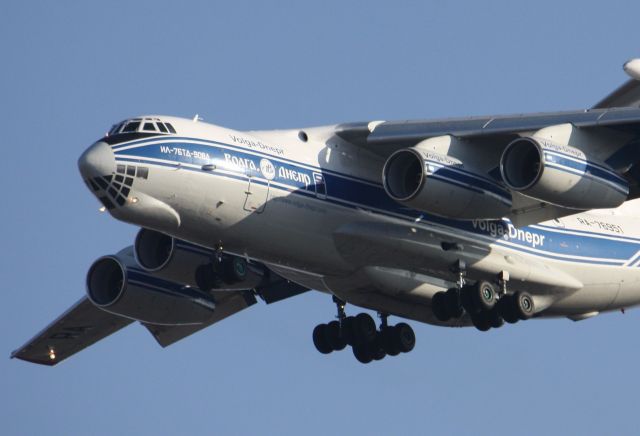 Ilyushin Il-76 (RNA76951) - rare visitor for CLE